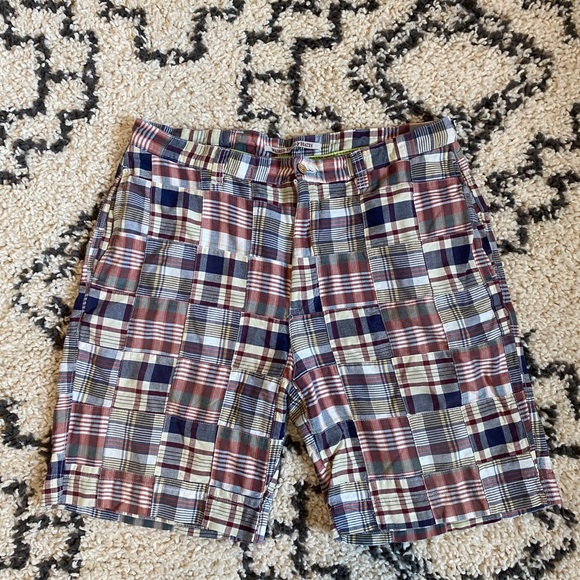 Men’s Berle Vintage patchwork shorts size 36 - Picture 1 of 4